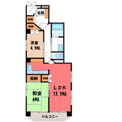 駅東公園前駅 徒歩3分 3階の物件間取画像